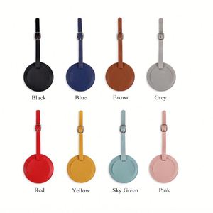 Pu Leather Travel Bag Name <b>Id</b> Labels Privacy Luggage <b>Tags</b> Colorful Suitcase Identifier - Product Image 6