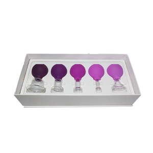 Ensemble de ventouses faciales en silicone coloré de <span class=keywords><strong>thérapie</strong></span> chaude petit XL Kit de massage sous vide de 4 pièces <span class=keywords><strong>thérapie</strong></span> du <span class=keywords><strong>visage</strong></span> des yeux certifié CE 1 an - Product Image 3