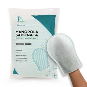 Guante de Jabón Paluplus 17.2x24.2 Cm Desechable Anatómico con Jabón Neutro para Baño - Product Image 1