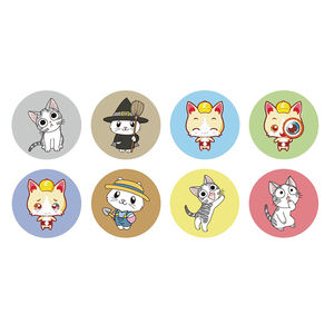 Customized Eco-Friendly Soybean Ink UV Printing <b>Vinyl</b> Sticker High Adhesion for Baking Cake Box Candle Sealing for Crafts - Product Image 2