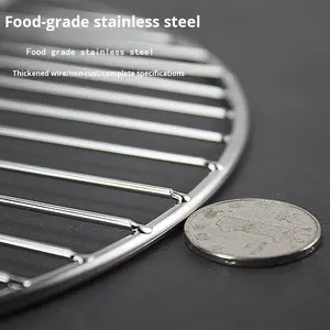 YIJIE YJ-002 Rejilla <span class=keywords><strong>de</strong></span> Acero Inoxidable Engrosada Resistente al Calor <span class=keywords><strong>para</strong></span> Barbacoa, Prensa <span class=keywords><strong>de</strong></span> Carne <span class=keywords><strong>para</strong></span> Parrilla <span class=keywords><strong>de</strong></span> Carbón, Lámina <span class=keywords><strong>para</strong></span> Asar - Product Image 3