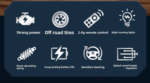 1/18 Xe địa hình điều khiển bằng radio 4x4 tốc độ đáng kinh ngạc 40 km/h mô hình cỡ nhỏ tuyệt vời để thu hút bạn bè trực tuyến - Product Image 5