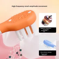 Cepillo de dientes eléctrico para niños de levitación magnética, recargable de 3 a 6 años, cerdas suaves, automático, sin forma de U