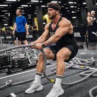 YG FITNESS Traîneau de fitness robuste HYROX Standard, traîneau de poussée professionnel pour entraînement de force commercial