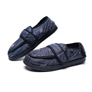 Sandales orthopédiques à large largeur <span class=keywords><strong>pour</strong></span> personnes âgées, fermeture à boucle et crochet réglable, <span class=keywords><strong>pieds</strong></span> enflés, marche, œdème, diabète - Product Image 4