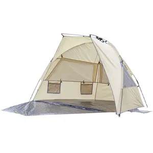 Automatische Opblaasbare 2-3 Persoon Familie Draagbare 210T Camping Tenten Voor Outdoor Wandelen Festival
