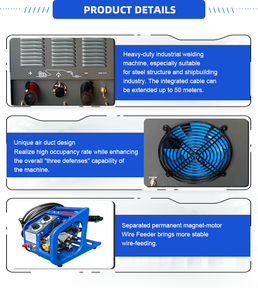 Fabrication intelligente efficace Machine à souder MIG Maquina Para Soldar MIG <span class=keywords><strong>Mag</strong></span> TIGWelder ProductMIG-500I - Product Image 5