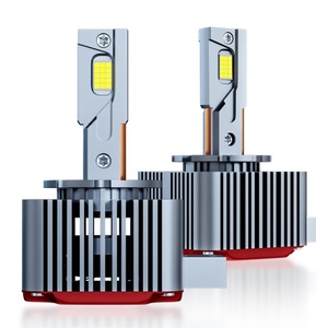 Accessoires automobiles 2024 D1S LED D2S D3S D4S D5D D8S Phares LED de voiture 120W Focos LED Auto 3 tubes en cuivre Série D - Product Image 2