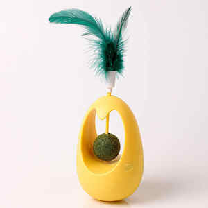 Katzenminze Ball Tumbler Katze Lutscher Tease Katze Stick Zähne knirschen sauberes Holz Tag lilie Katze Snack Spielzeug liefert - Product Image 1