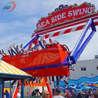 Le carnaval d'enfants de parc d'attractions passionnant coloré populaire durable bon marché monte la balançoire heureuse à vendre