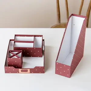 Modern Design Verschillende Soorten Karton Kantoor School Briefpapier Set/Desk Organiser Set Voor Gift