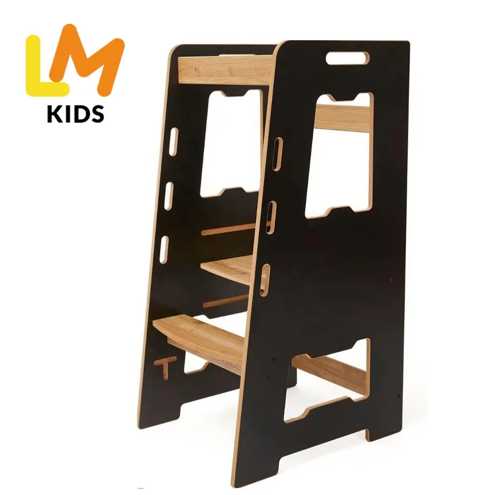 LM KIDS niños aprenden Torre G taburete de cocina con torre ajustable para niños pequeños torre de aprendizaje 4 en 1