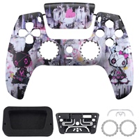 EXtremeRate Coque de remplacement personnalisée en plastique ABS par sublimation pour manette Dualsense PS5