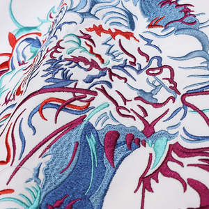 उच्च गुणवत्ता 220gsm 100% कपास कढ़ाई पुरुषों की ग्रीष्मकालीन टी-शर्ट कस्टम लोगो प्रिंटिंग फैक्ट्री थोक के साथ अधिक आकार - Product Image 6