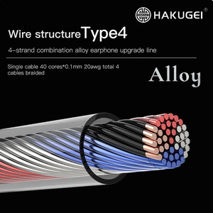 Soul Litz Single Crystal Silver High End Mixed Stranding Cable para auriculares - Product Image 5