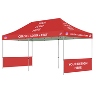 Marque ZJ personnalisée, cadre en aluminium robuste, résistant au vent, Oxford imperméable, écologique, pliable, portable, intérieur/extérieur, toutes saisons