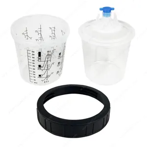 600ml Paint Mixing Cup Complete Kit Disposable Painting Cup For Air Spray Gun
