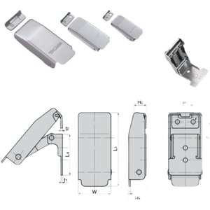 Hebilla de Resorte de Acero Inoxidable Takigen C-1272 1 2 3, Cierre Metálico para Uso en Oficina, Hecho en Japón - Product Image 2