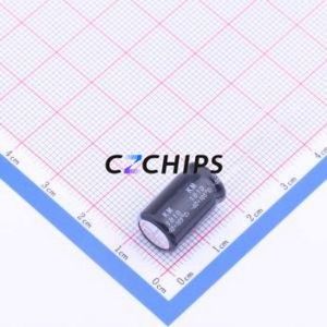 Condensador Electrolítico de Aluminio de Montaje Pasante KM1E681MG160A00CV0, Componente de Montaje Pasante THT, D10xL16mm 680uF 20% 25V 5mm - Product Image 2