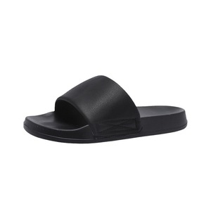 Pantoufles noires à sangle unique pour hommes et femmes, semelle épaisse, antidérapantes, tongs d'été légères et confortables pour usage domestique - Product Image 5