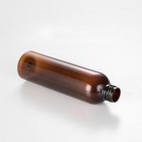 En stock – Flacons pulvérisateurs ronds en PET de 250 ml, blancs, noirs, ambrés, transparents, pour cosmétiques, lotions et parfums, avec pompe à gâchette, sérigraphiés