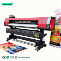 Vinilo 64 en 63 pulgadas Echo Solvent Banner Plotter vinilo pegatina camiseta sublimación impresora máquina Xp600 Single Haed