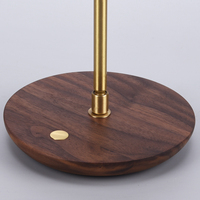 Lampe de table moderne en bois massif avec commande tactile, lampes de chevet portables et réglables, certifiées CE SAA RoHS
