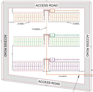 Topsky太陽光発電システム紹介-大型商用104KWおよび240KWhハイブリッド太陽エネルギーシステムのPVアレイテーブル - Product Image 4