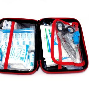 Trousse de premiers secours portable et étanche en EVA rouge durable, grande capacité, pour la maison, les voyages et les activités de plein air, personnalisable - Product Image 3