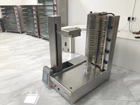 Entièrement automatique en acier inoxydable 70kg électrique/gaz Doner Robot coupe automatique Shawarma Kebab Machine