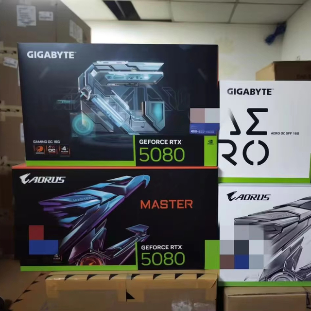 New Gaming Graphics Card RTX 5080 OC Edition 16GB DDR5 PCI Express 3.0 X16 with Fan Cooler for Workstation Applications