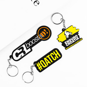 Logotipo personalizado motocicleta llavero de goma plástico 3D suave dibujos animados Pvc llavero regalo llavero de goma suave - Product Image 6