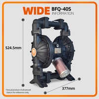 GODO BFQ 40L Pompe pneumatique à membrane en alliage d'aluminium de haute qualité Pompe à air pour le transfert des eaux usées