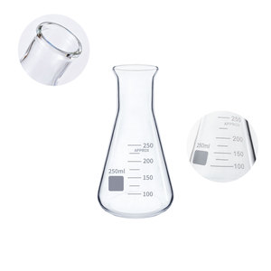 Verrerie de laboratoire personnalisable : Fioles Erlenmeyer en verre borosilicate à parois épaisses, durables et graduées - Product Image 3