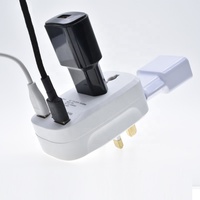 Adaptateur de voyage universel en gros pour prises EU/UK/US/Afrique du Sud/Inde, chargeur double USB 1A 5V AC