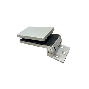 CHINA FÁBRICA Estilo europeo Oficina Aluminio Sin marco Columpio Puerta de vidrio Bisagra de pivote - Product Image 2