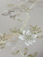 Papier peint personnalisé haut de gamme SUNGPU, broderie florale murale, branche de magnolia, peinture à la main, design d'intérieur de villa