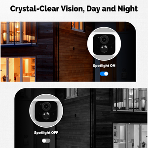 Caméra Intelligente MOES <span class=keywords><strong>Tuya</strong></span> WiFi Double Bande 2.4GHz <span class=keywords><strong>5GHz</strong></span> à Énergie Solaire Intégrée, Étanche IP65, Surveillance par APP, Compatible Alexa Google Home - Product Image 5