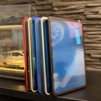 Étui de présentation pour cartes gradées avec cadre métallique en aluminium, protection UV, support pliable pour cartes PSA 35PT