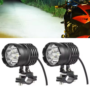 Ensemble d'éclairage pour moto Cafe Racer BMW Honda Kawasaki, lampe de conduite 12V, feux antibrouillard auxiliaires, phare LED - Product Image 1
