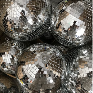 Bola de <span class=keywords><strong>espejo</strong></span>, Bola de discoteca <span class=keywords><strong>grande</strong></span> para decoración navideña, luces de escenario de boda, equipo de escenario colorido - Product Image 5