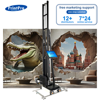 Harga Printer Dinding UV PrintPro Terbaru Printer Mural Robot Lukis Dinding 3D Mesin Dinding 3D 5D