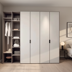 Sistema <span class=keywords><strong>de</strong></span> Armario <span class=keywords><strong>de</strong></span> Dormitorio Moderno <span class=keywords><strong>de</strong></span> Piso <span class=keywords><strong>a</strong></span> <span class=keywords><strong>Techo</strong></span>, Diseño Personalizado, Gran Capacidad, Muebles para el Hogar - Product Image 4