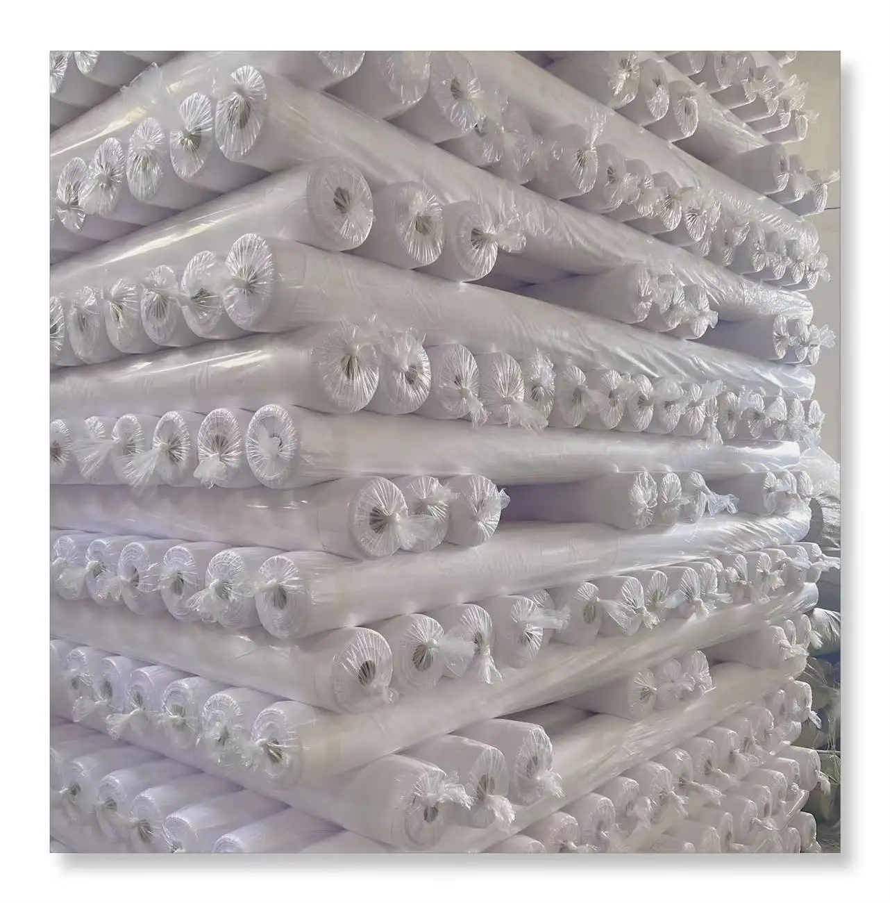 Pabrik Harga Murah pabrik sumber kain poliester kain pemutih kulit persik kain putih