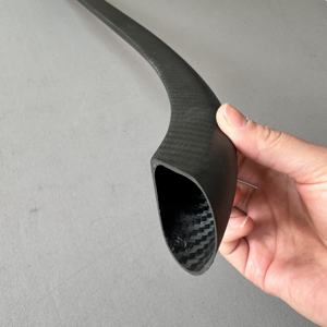 Usine 30t Rouleau Rappé Coloré Carré Rectangulaire En Fiber De Carbone Rond Baril <span class=keywords><strong>Tube</strong></span> Carbone Tuyau 1k 3k 12k 28mm avec Brillant Mat - Product Image 2