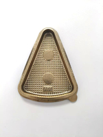 Emballage en blister rond transparent en PET de qualité alimentaire, écologique, pour salades, hamburgers, pains, gâteaux et fruits, 300-900 microns