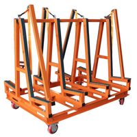 Mehrzweck-Hochleistungs-Granit-Marmorplatten-Lager regal Display-Transport regal Wagen Ein Rahmen gestell