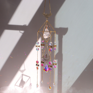 Attrape-soleil papillon de haute qualité en quartz transparent, carillon éolien en cristal à suspendre, en promotion - Product Image 5
