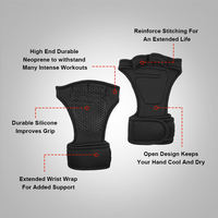 Gants de musculation Aofit à protection complète de la paume, réglables, avec une adhérence supplémentaire, personnalisés pour la musculation et l'entraînement physique