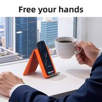 Support de téléphone pliable en silicone pour visualisation mains libres pour bébés, support universel portable multi-usages pour les employés de bureau